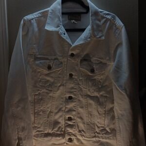 Polo by Ralph Lauren Men's Classic White Denim Jacket Sz Med